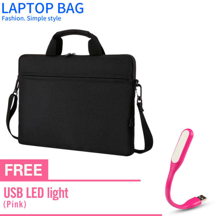 Ladies Laptop Bag PU Leather Messenger Case Briefcase For Macbook 13.3 14  15.6Inch Notebook Handbags Women's Shoulder Mouse Bags