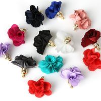 【YF】♟□✽  10pcs/lot 3x2.5cm Fabric Tassel Pendants for Keychain Cellphone Straps Earring Making Accessories / Jewelry Finding