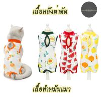 spot ❈เสื้อหลังผ่าตัด เสื้อทำหทันแมว ชุดผ่าตัด Recovery Suit เสื้อแมว ชุดทำหมันแมว♖