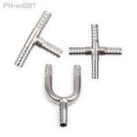 Stainless Steel Barb Tee / Cross / U-Shaped 5/16 quot; Hose Barb Fitting Homebrew Beer Hardware