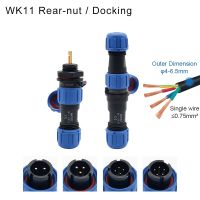 ❄ SP11 Waterproof Connector Male Plug Female Socket Rear-nut Docking IP68 Panel Mount 2/3/4/5 Pin Cable Wire Aviation SP Connect