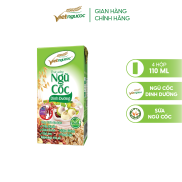 Thùng 40 hộp sữa Ngũ cốc dinh dưỡng Việt Ngũ Cốc lốc 4 hộp 110ml hộp