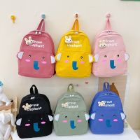 2022 New Style Kindergarten Baby Cartoon Schoolbag School Season Boys Girls Backpack Soft Cute Canvas Trendy 【AUG】