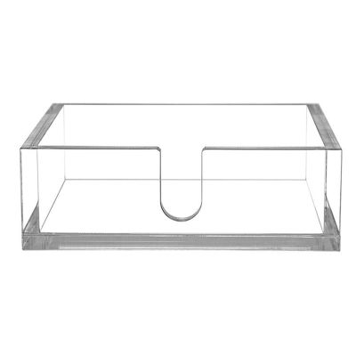 Transparent Acrylic Tissue Box Holder Home Hotel Towel Napkin Box Container Household Sitting Room Tissue Organizer
