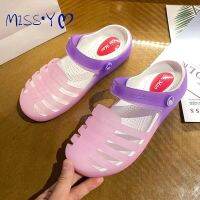 Miss Y EU35-40 Crocs สำหรับผู้หญิงรองเท้าแตะผู้หญิงฤดูร้อนสบายรองเท้าแตะชายทะเลรองเท้าวุ้นกลางแจ้งในร่ม (ขนาดใหญ่เกินไปหนึ่งขนาดโปรดซื้อขนาดที่เล็กกว่าหนึ่งไซส์ ~