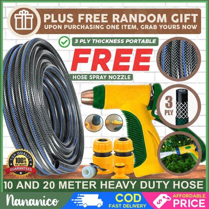 hose Nananico Water Hose PVC Pressure washer Garden Hose set Heavy duty ...