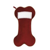 Pet Stockings Christmas Large Capacity Dog Bone Shape Christmas Stockings Dog Bone Shape Christmas Stockings Christmas Gift Bag