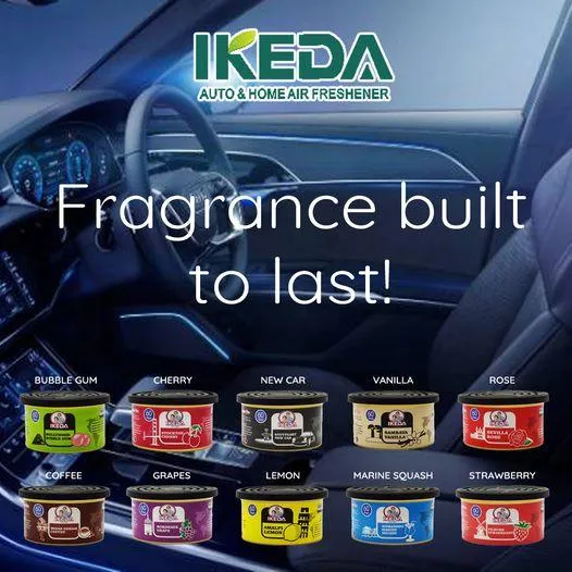 Air Freshener Odor Eliminator Auto Home Room IKEDA Scents