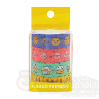 เทป Masking Tape เทปตกแต่ง ลาย KAKAO FRIENDS ขนาด 15mm.x5m. #KK917 เทปพิมพ์ลาย บรรจุ 4ม้วน/แพ็ค จำนวน 1แพ็ค พร้อมส่ง