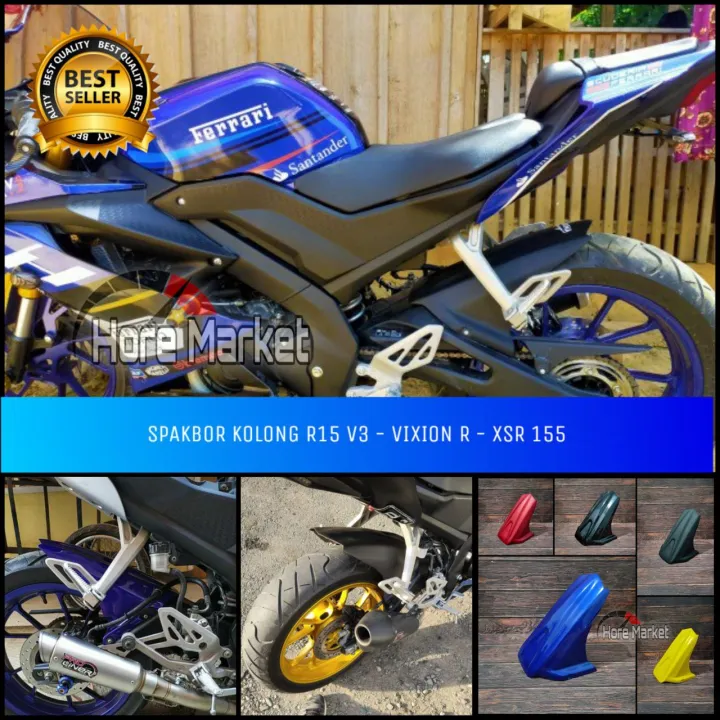 HUGGER R15 V3 SPAKBOR KOLONG R15 V3 VIXION R XSR 155 LIDAH ARM R15 V3