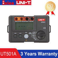 UNI-T UT501A 1000V Megger ฉนวนกันความร้อนสายดินเครื่องมิเตอร์วัดแรงต้านทาน Megohmmeter โวลต์มิเตอร์ W/LCD Backlight-Intl