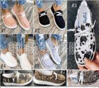 Manufacturers wholesale casual Korean style lace-up womens shoes flat single large size 40-43 independent station foreign trade cross-border supply