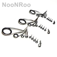 NooNRoo  BASS and Spinning Fishing rod guides one set (9pcs) KL-H/M/L    KT fishing rod repair guide 1 SET