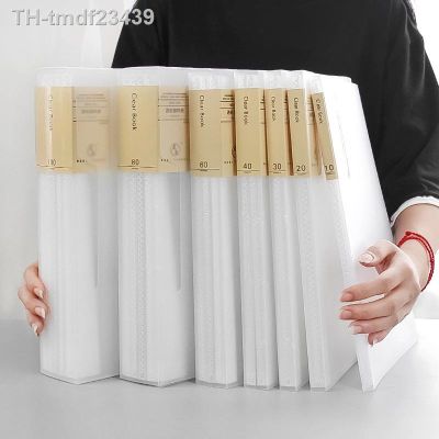 ¤❖✁ File Folder Transparent Insert Page Document Organizer Paper Storage Data Book Office Supplies Stationary