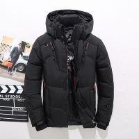 ☎ 2023 New Men Leisure Cotton Multi-functional Fake Down Jacket Thick Coat Korean Version