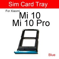 อะไหล่เปลี่ยนซิมช่องเสียบบัตรที่ใส่ถาดสำหรับ Xiaomi Mi 10 Mi10 Pro Mi 10T Lite Mi 10อัลตร้า Mi Note 10 Pro อะแดปเตอร์ถาดใส่ซิม