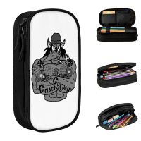 【CW】 Russian Gangster Wolf Pogodi Cases Pencilcases Kids Big Capacity Students School Stationery