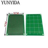 【YF】✎✷۩  98-21 free shipping 5pcs 5x7cm  single Side Prototype PCB Printed Circuit Board