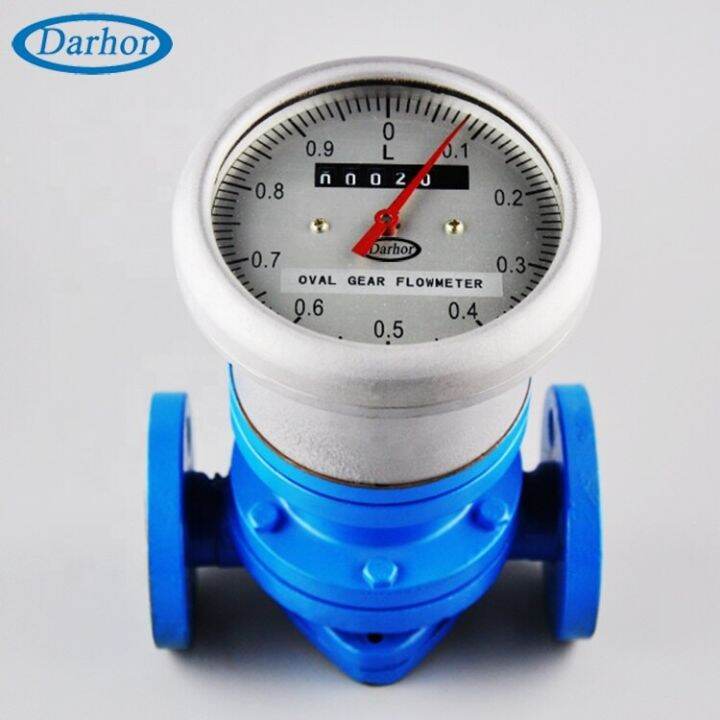 DH900 Series Oval Gear Palm Oil Flowmeter Oil Flow Meter Mechanical