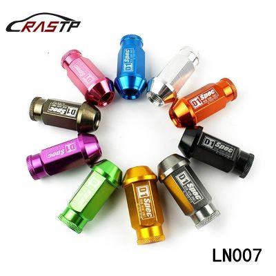 RASTP 20Pcs D1 Spe Performance Racing Wheel Lug Nuts Screw M12x1.5/1.25 Length 50mm Aluminum Universal RS-LN007