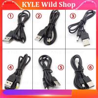 KYLE Wild Shop USB type A Male to DC 3.5 1.35 4.0 1.7 5.5 2.1 5.5 2.5mm male plug extension power cord supply Jack cable connector