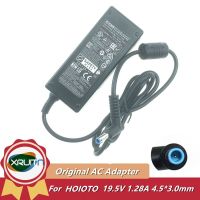 HOIOTO AC DC ที่ชาร์จอะแดปเตอร์สำหรับจอภาพ HP M22F M24F M27F แหล่งจ่ายไฟ ADS-25PE-19-3 19525E 19.5V 1.28A 4.5X3.0มม.25W