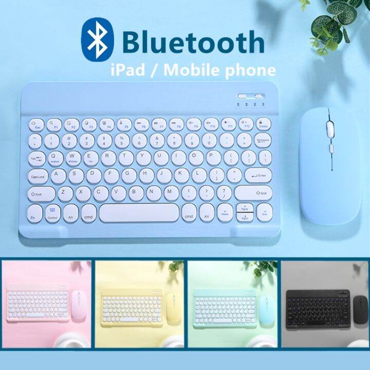【high quality】Wireless Bluetooth Keyboard Mouse iPad tablet Android IOS