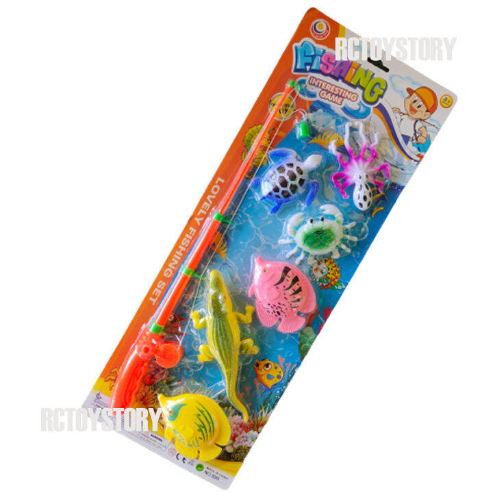 rctoystory-ของเล่น-ชุดตกปลา-6-ตัว-แผง-หัวแม่เหล็ก-รุ่น-895b