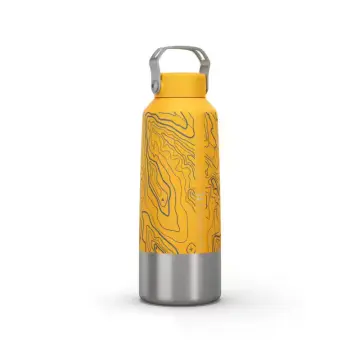 Quechua MH100 Stainless Steel Screw Cap Hiking Water Bottle 20oz