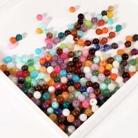 DIY Fashion Jewelry Accessory 6MM 8MM 10MM Acrylic Beads Round Shape 19 Colors celet Department Spacer Necklace Making