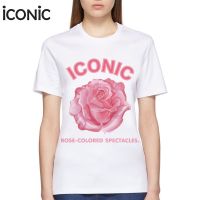 iCONiC ROSETTE T-SHIRT #5626 เสื้อยืด พิมพ์ลาย กุหลาบ ชมพู ใหญ่ ดอกไม้ เสื้อผ้าผู้หญิง เสื้อยืดผญ เสื้อยืดผช เสื้อยืดแฟชั่น เสื้อวาเลนไทน์