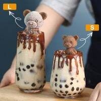 3D Cartoon Bear Silicone Ice Cube Mold Quick-freezing and Easy To Demould Milk Tea Coffee Ice Cube Mold Kitchen Accessories