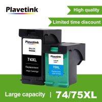 Plavetink ตลับหมึกสำหรับ Hp หมึกที่รองรับ74 75 CB335WN CB337WN Photosmart C4200 C4280 C4345 C4380 C4385 C4580 C4480สำหรับ HP74 Y53