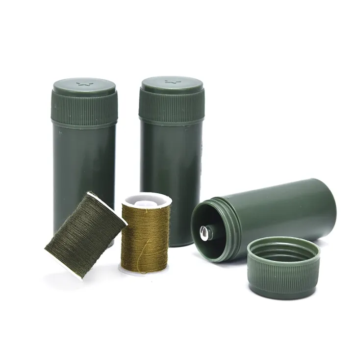 mini-sewing-kit-cylinder-case-portable-travel-with-threads-needles-craft-sewing-box-set-army-green-portable-sewing-kit