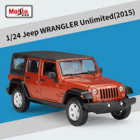 Maisto 1:24 2015 Jeep Wrangler Unlimited off-Road Vehicle Simulation Alloy Car Model