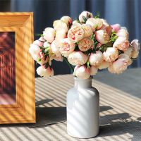 hotx【DT】 27 Heads Silk Bouquet Decoration Accessories Wedding Scrapbook Fake Diy Pompons Artificial Flowers