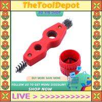 TheToolDepot BO YIN 4 In 1ท่อขัดเครื่องทำความสะอาดทองแดงและชุดเครื่องคว้านรูมุมเครื่องมือเครื่องคว้านภายใน/ภายนอกสำหรับท่อทองแดงทองเหลืองอะลูมิเนียม PVC PPR