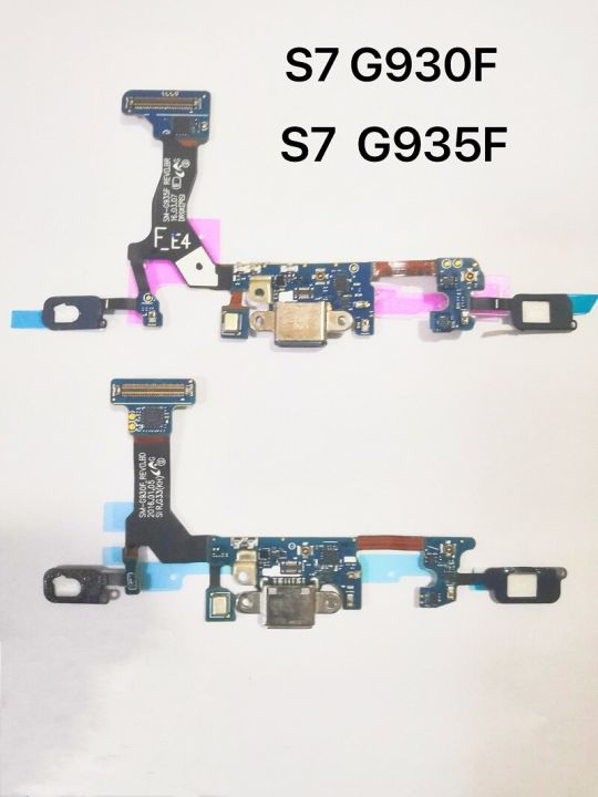 เหมาะสำหรับ Samsung Galaxy S7 Edge G930F G935F ชาร์จพอร์ต USB ตัวเชื่อมต่อแบบแท่นยืดหยุ่นชาร์จบอร์ด PCB