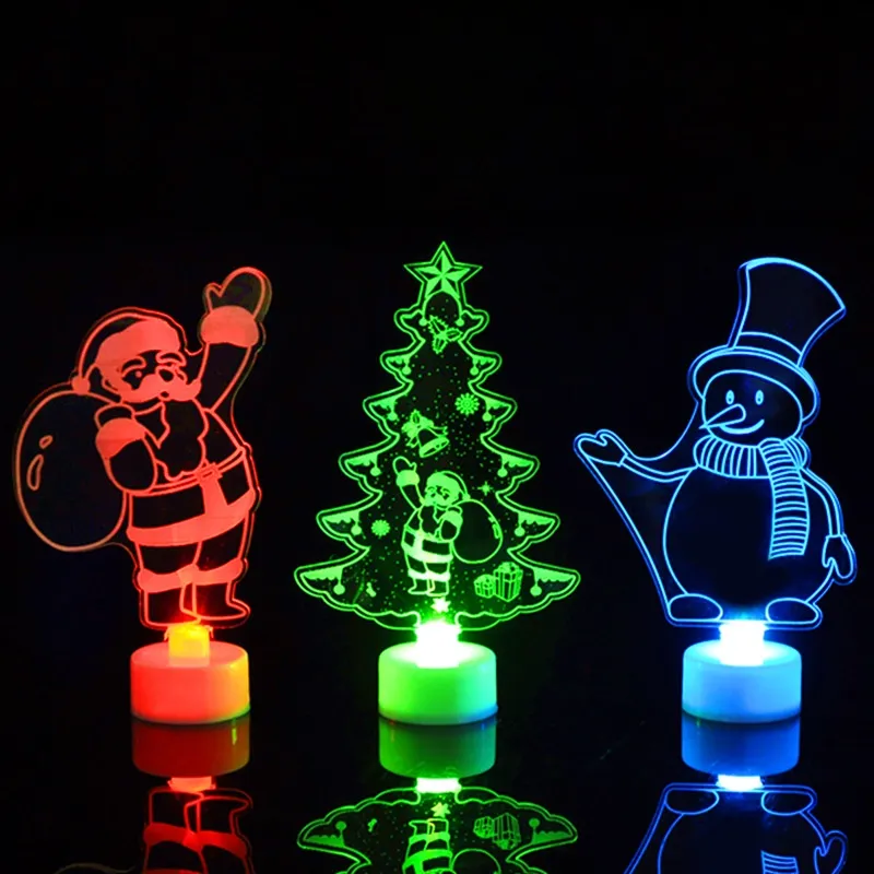 christmas decoration tree led fairy lights tabletop night lamp ...