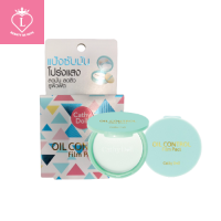 (1ชิ้น) แป้งพัฟ Cathy Doll Oil Control Film Pact Translucent แป้งเบลอรู กระจ่างใส ไร้ความมัน 4.5 กรัม