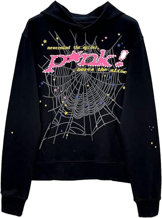 Hoodie Women's Rhinestone Spider Web Hooded Gothic Jacket