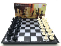 หมากรุกสากลแม่เหล็ก (สีขาวดำแม่เหล็กอย่างดี) Black&amp;White Chess  Magnetic Chess หมากรุกสากลขนาดพกพา สินค้าพร้อมส่งจากไทยค่ะ