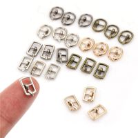 3/6Pcs/Bag 4.5/5.5MM Mini Ultra-small Tri-glide Belt Buckle Doll Bags Buckles Diy Doll Buttons Shoes Home DIY Crafts Supplies