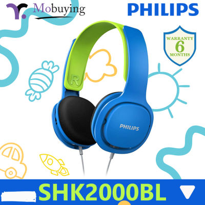 หูฟัง Philips SHK2000BL Kids On Ear Headphones - [Blue] หูฟังแบบครอบหูสำหรับเด็ก