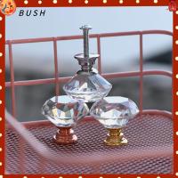 BUSH 5pcs/lot 30mm แฟชั่น ที่จับตู้ เฟอร์นิเจอร์ ที่จับดึงรูปเพชร ลูกบิดแก้วคริสตัล ลูกบิดประตู ตู้ดึง