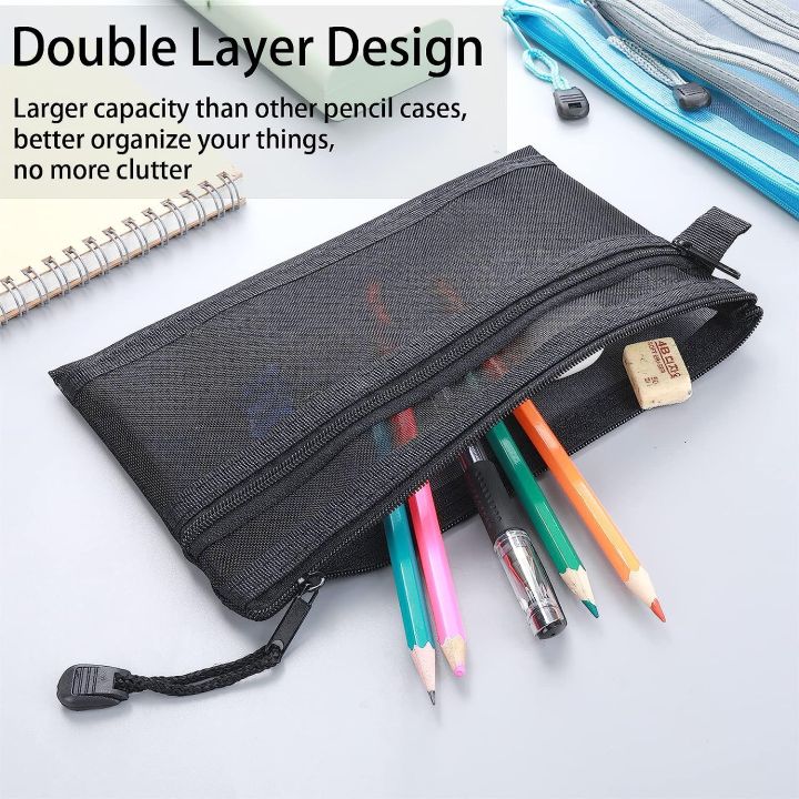portable-pencil-pouch-for-girls-and-boys-cosmetic-bag-double-layer-mesh-pencil-case-zipper-pencil-case