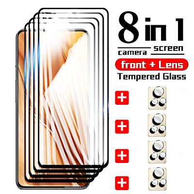 ☁▪✥ 8 In 1 FOR Realme GT2 Explorer Master GT Neo 2 3T Tempered Glass Protective on GT 2 Edition RMX3551 Screen Protector Camera Lens