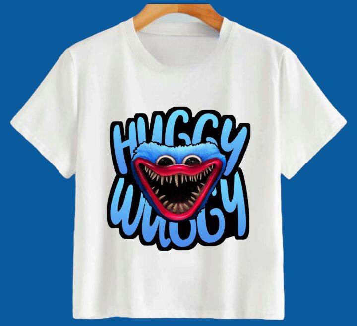 HUGGY WUGGY White Shirts for Kids and Adults | Lazada PH