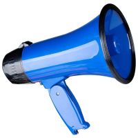 HFES 25 Watt Compact Megaphone Speaker PA Bullhorn - With Built-In Siren  Voice Recorder  Bottle Opener Megaphones