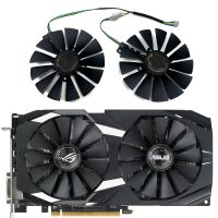 NEW T129215SM FDC10M12S9-C DUAL-RX580 GPU Fan，For ASUS Radeon DUAL-RX590、RX580、RX570、RX470、GTX1050、1050TI Video card cooling fan